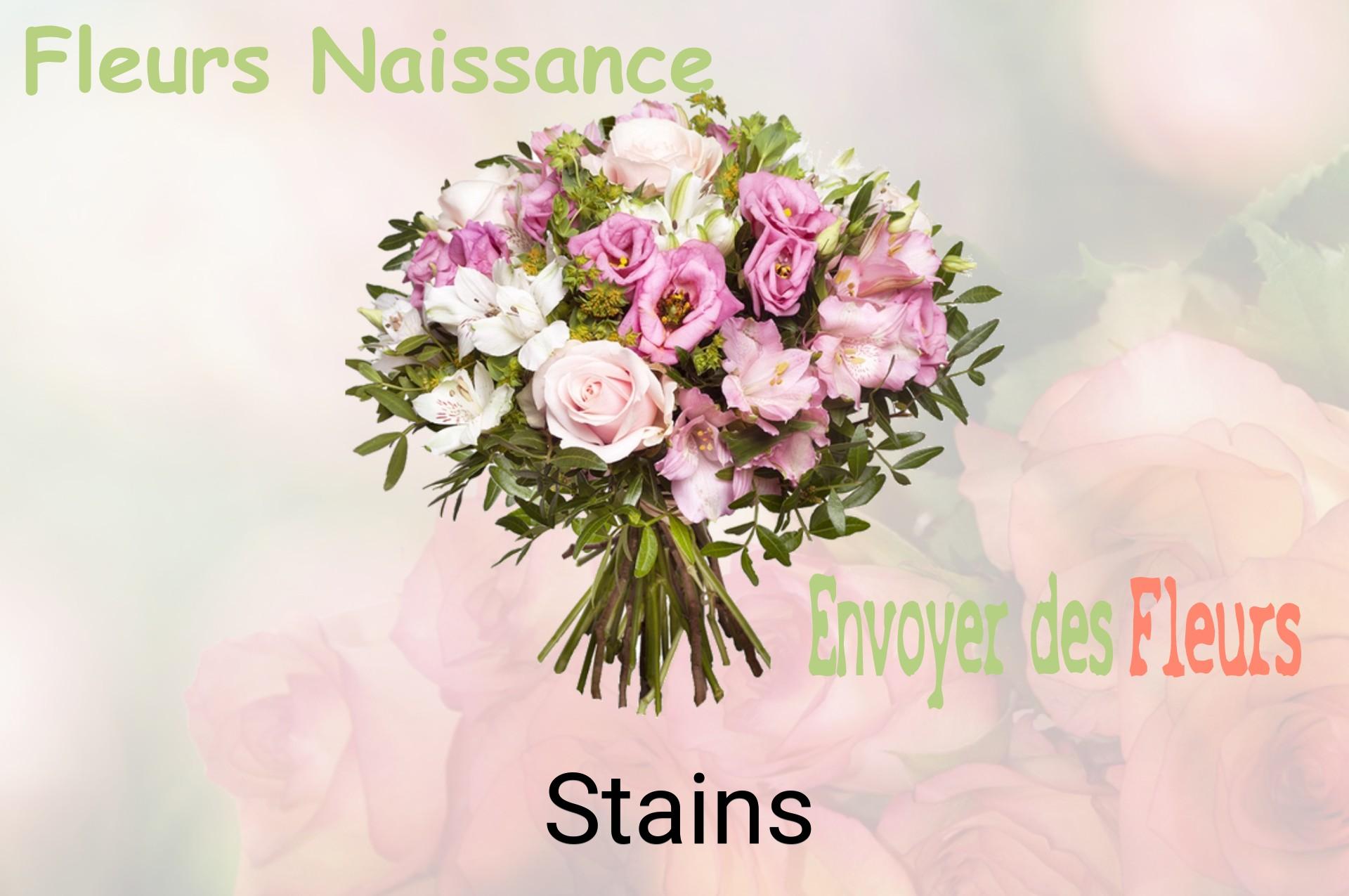 Bouquet de fleurs de naissance livré à Stains